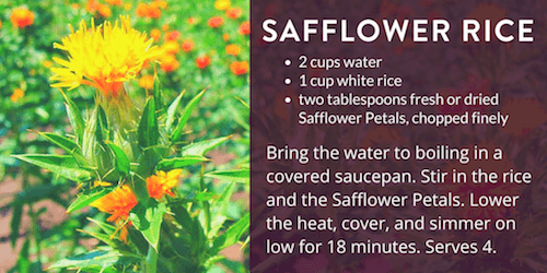 Safflower Rice Recipe
