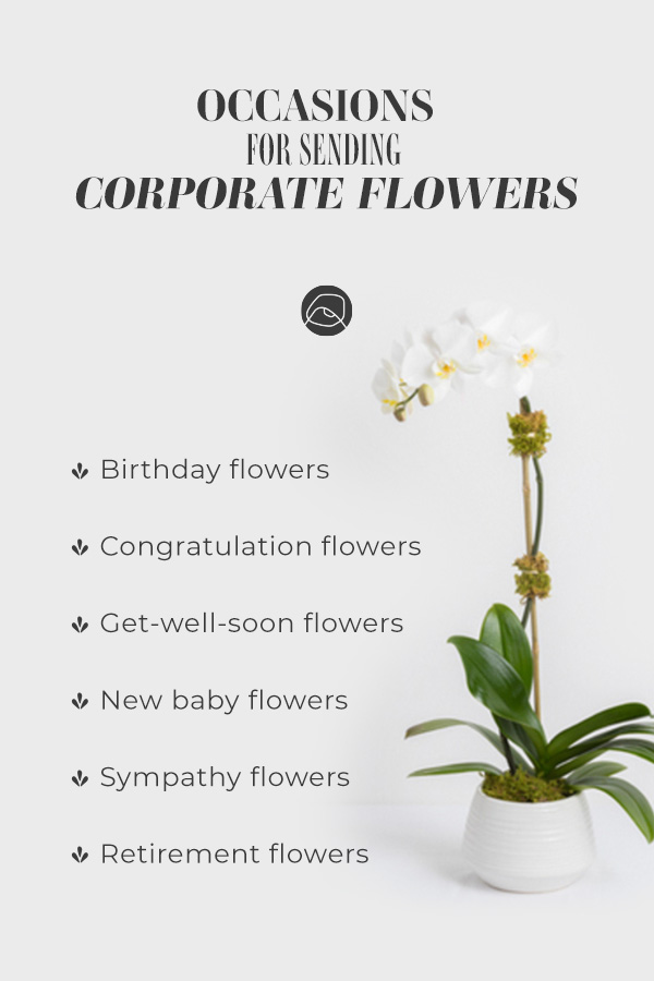 send corporate flowers