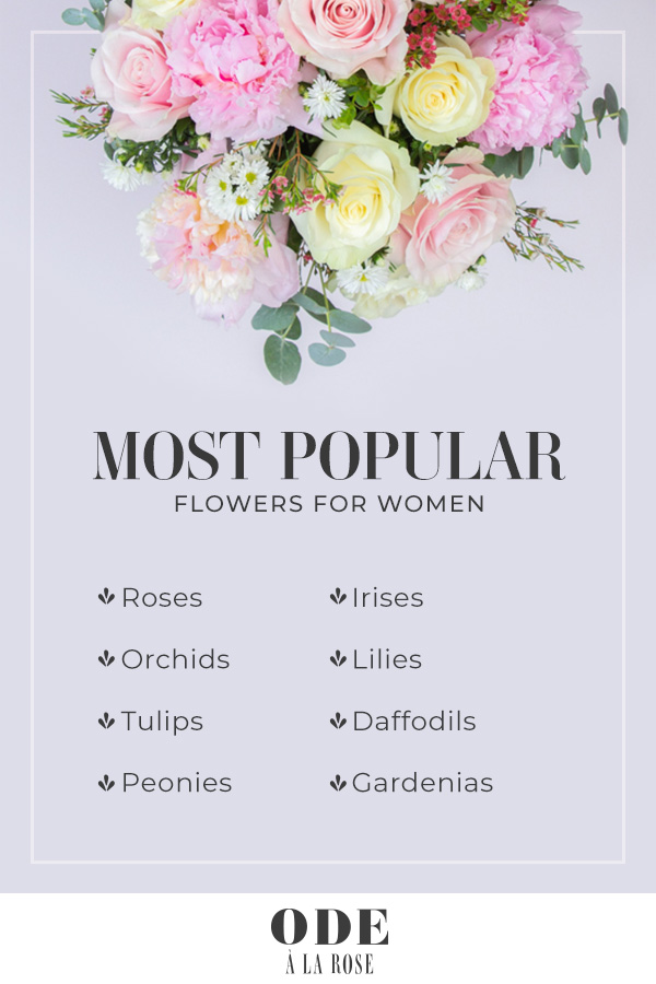 most popular flowers for women