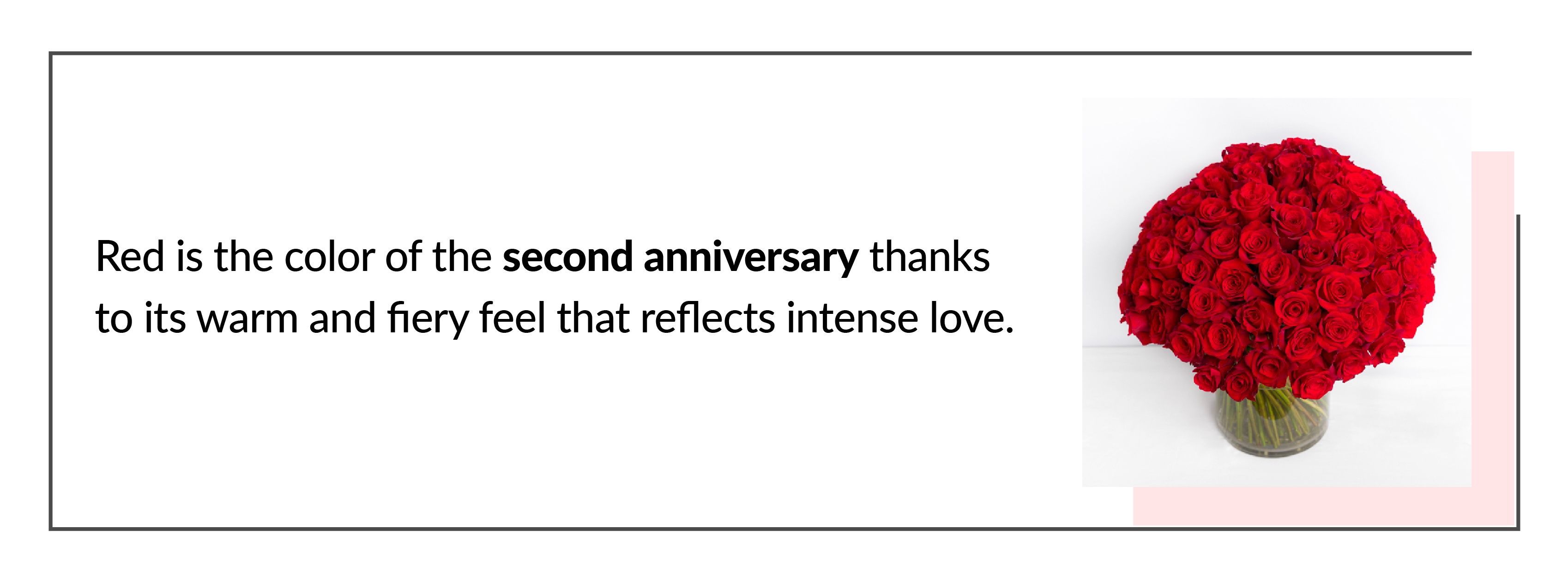 Second anniversary flowers