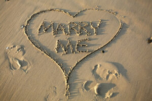 Heart in the sand