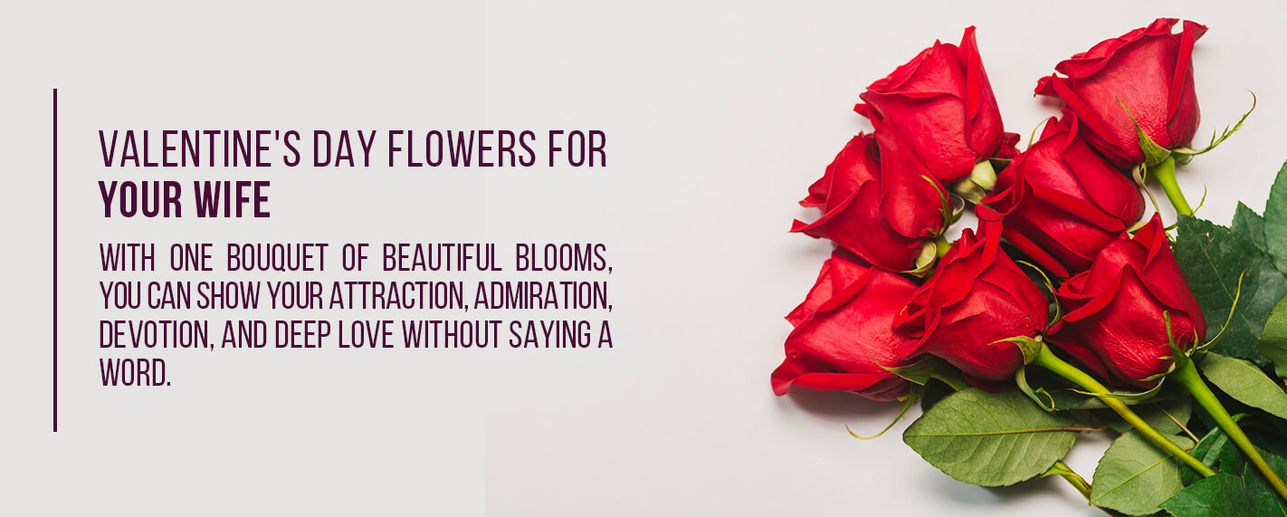 valentines flowers for wife