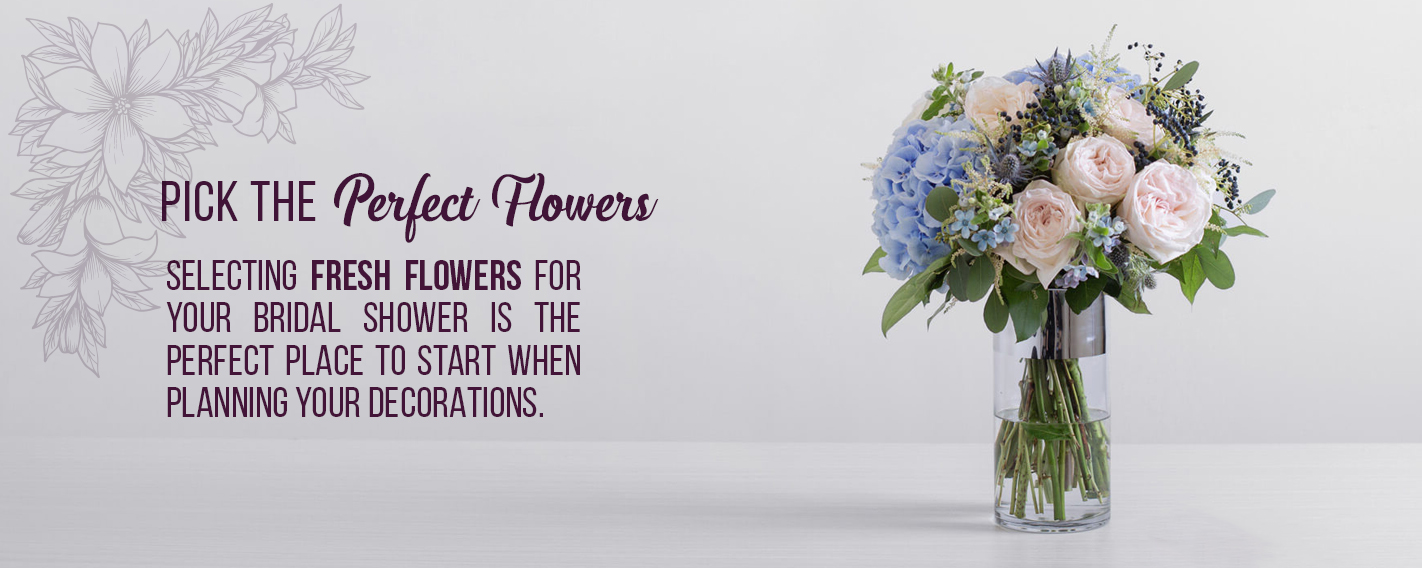 bridal shower flowers