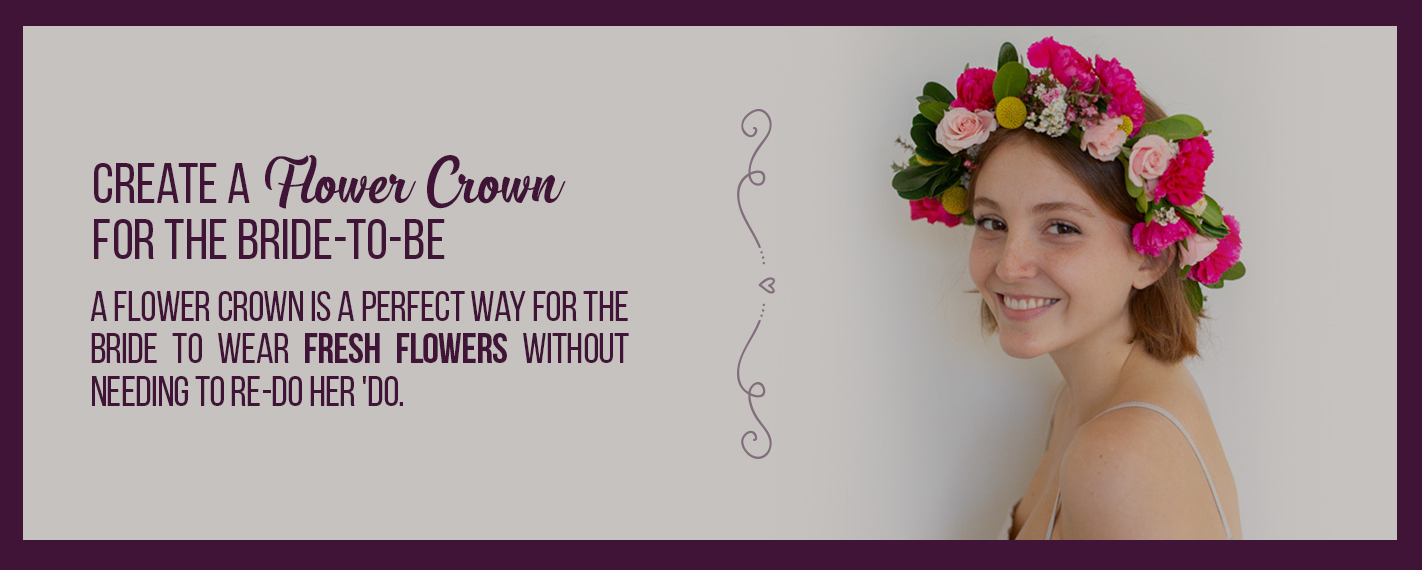 flower crown for bride