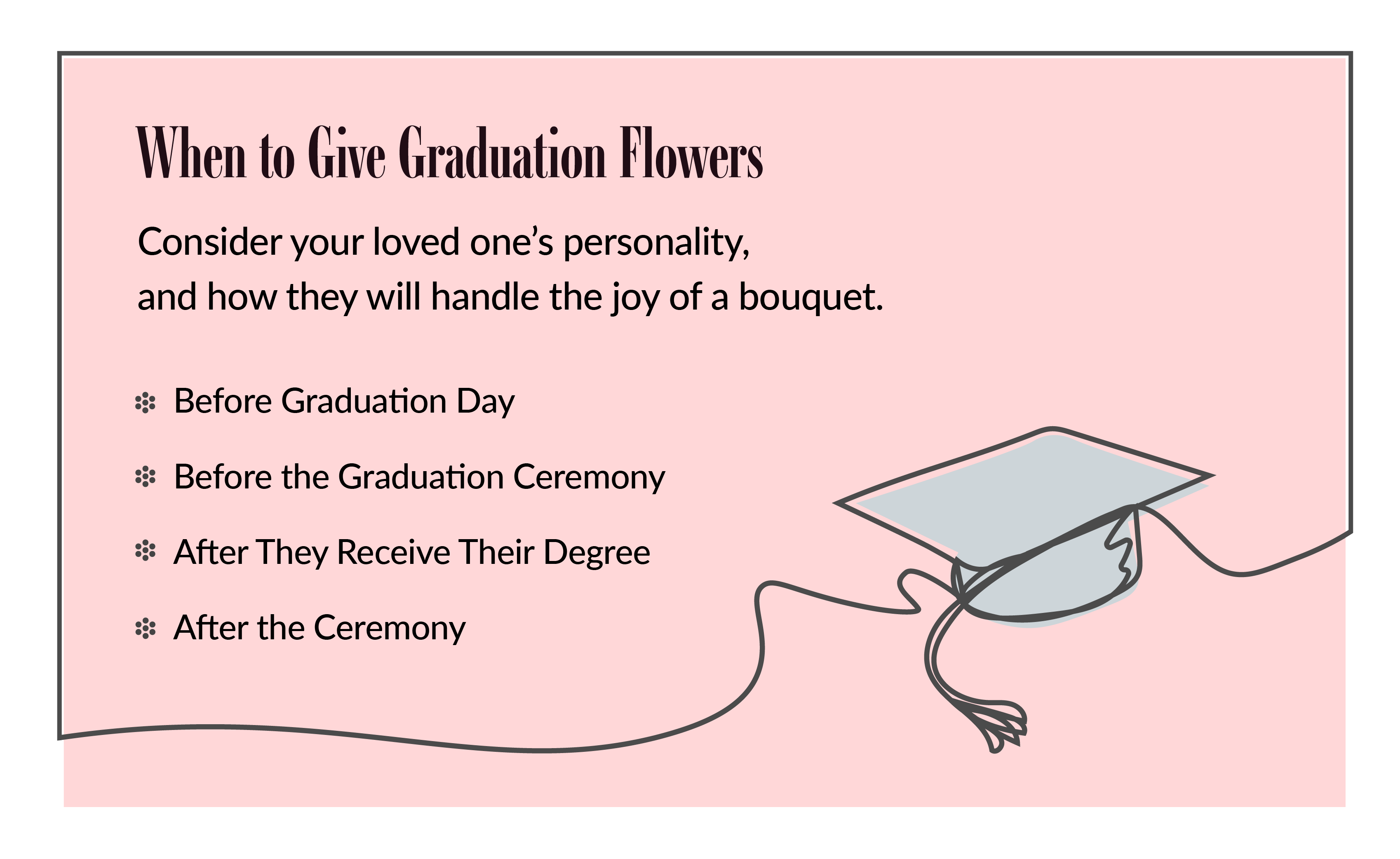 Should you Buy Flowers for Graduation? Ode à la Rose