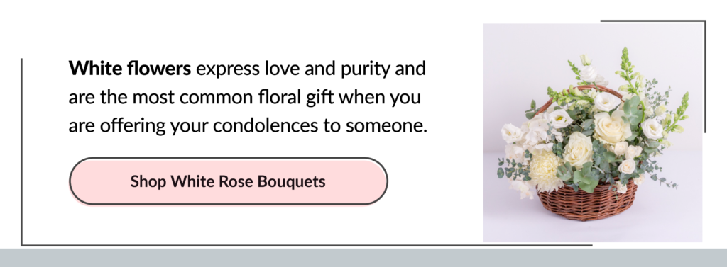 White flowers express love, flowers for miscarriage
