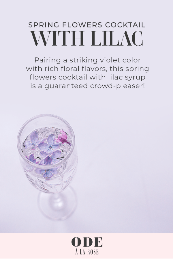 cocktail lilac syrup