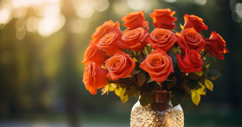 Shades of Orange Roses