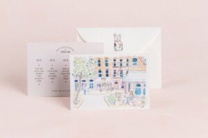 new illustrated Greeting Card