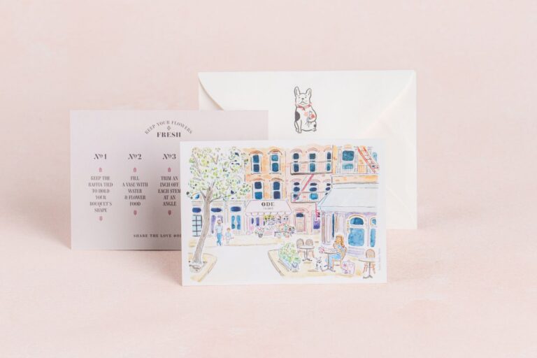 new illustrated Greeting Card