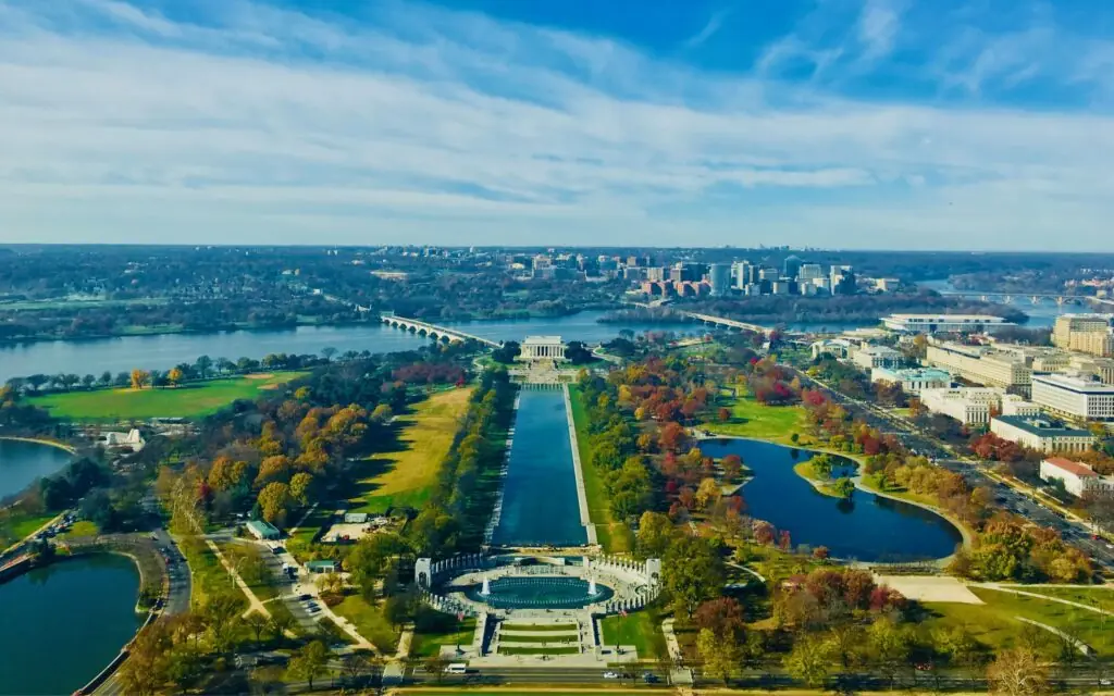 Moonlit Monument Walk