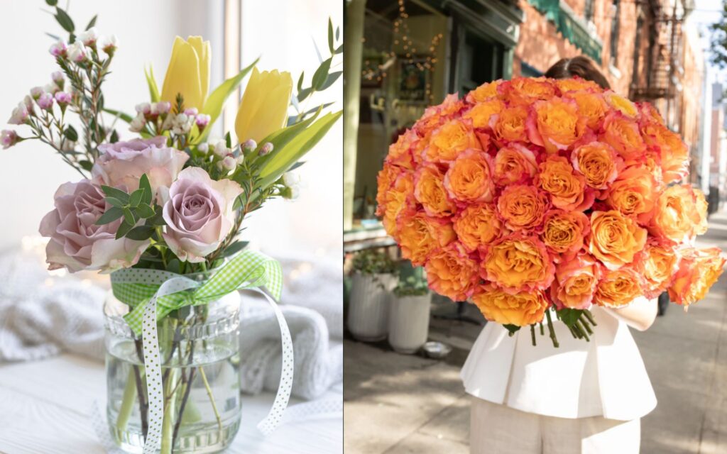 Small vs. Large Mother's Day Flower Arrangements