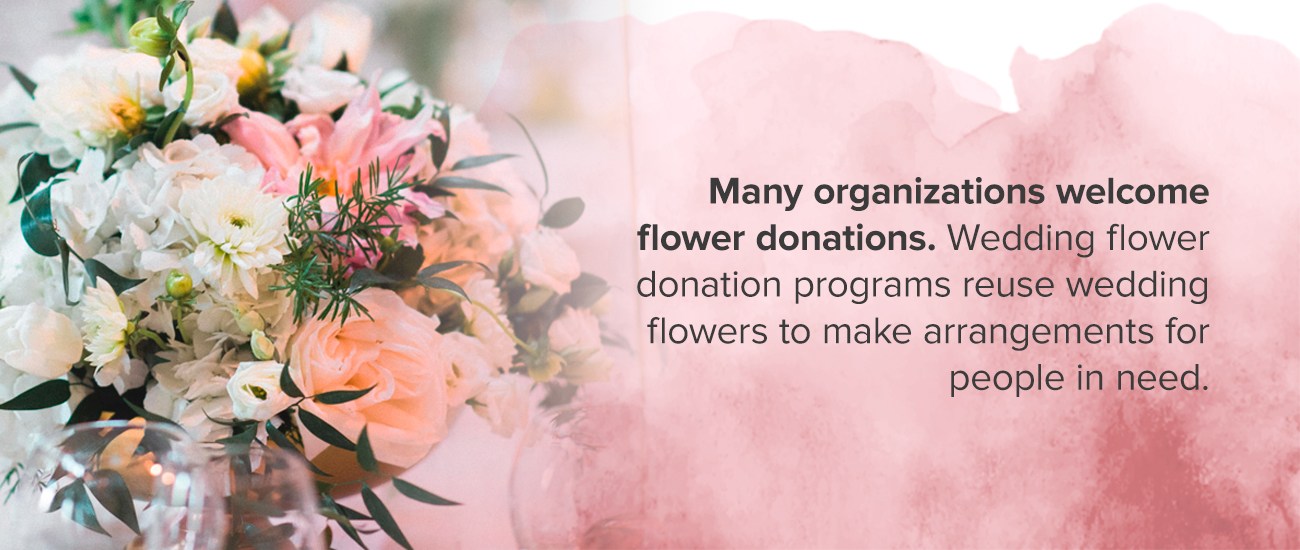 wedding flower donation program