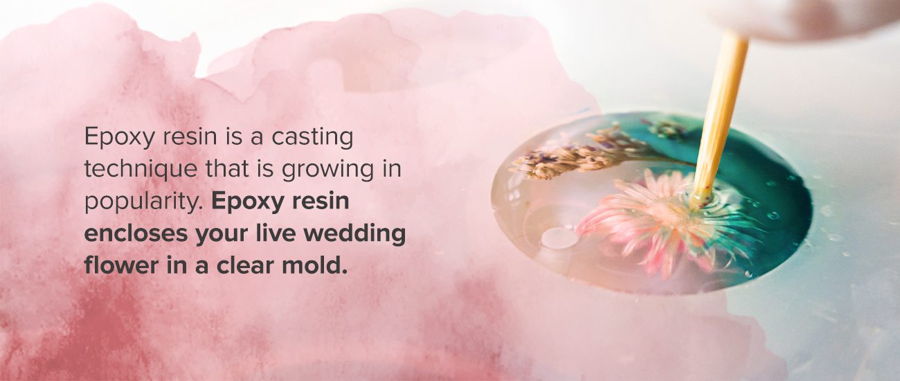save flowers in epoxy resin