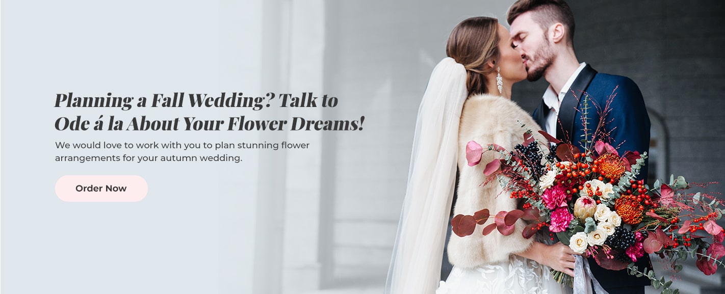 order fall wedding flowers