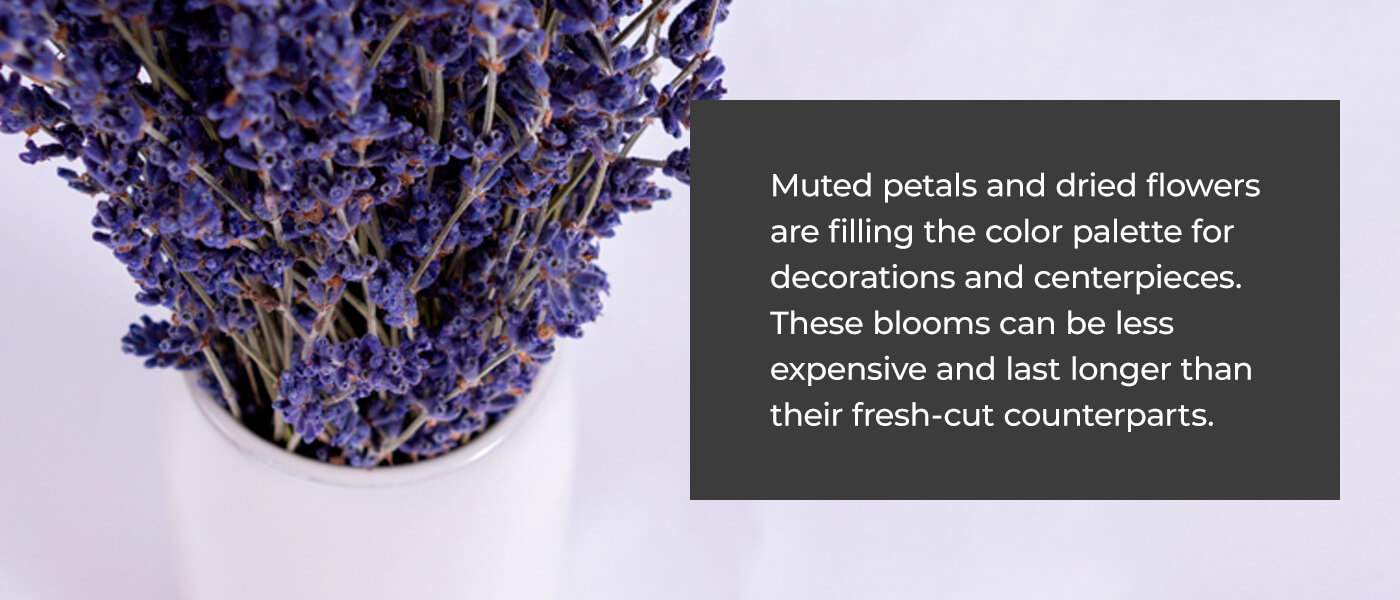 texture and dried flowers