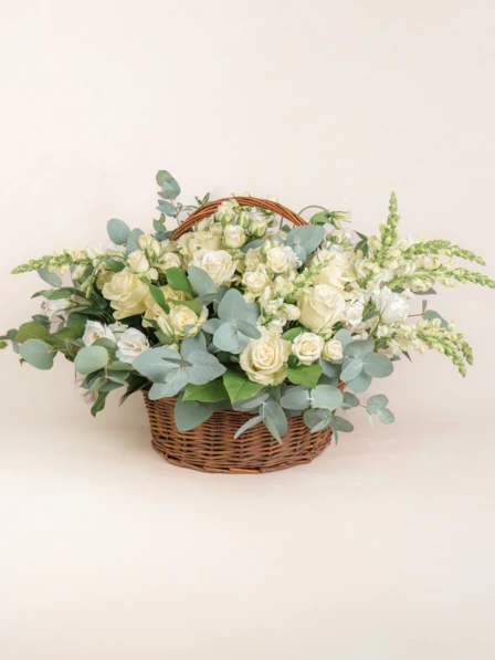 Large Flower Basket | Ode à la Rose