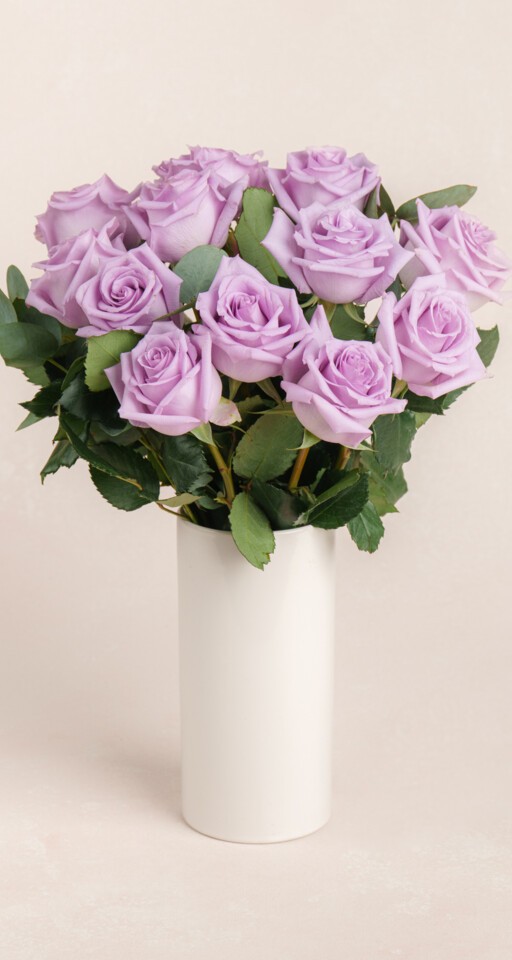 Ocean Green Roses Adrienne - 12 Ocean Song Roses with Eucalyptus