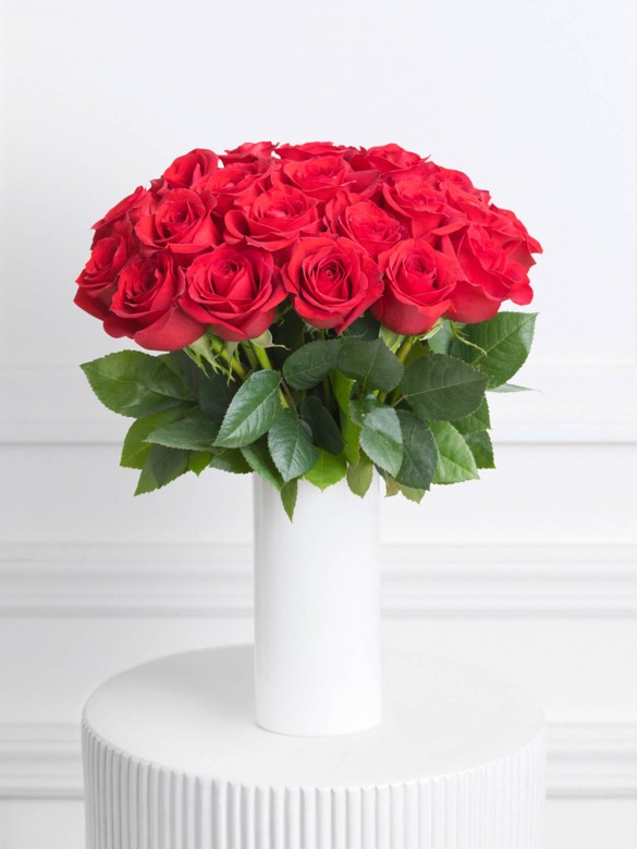 3 red roses: send and deliver Roses to United Kingdom