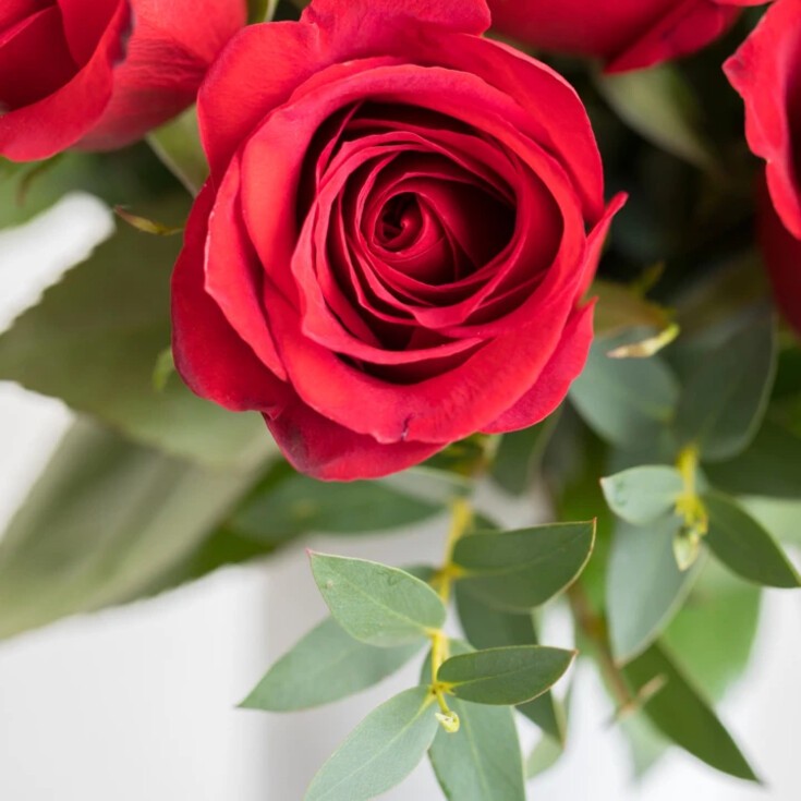 What makes 12 red roses bouquet a perfect gift?