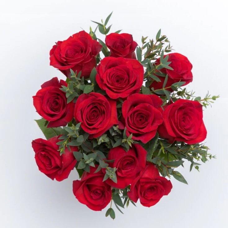 12 Red Roses Bouquet