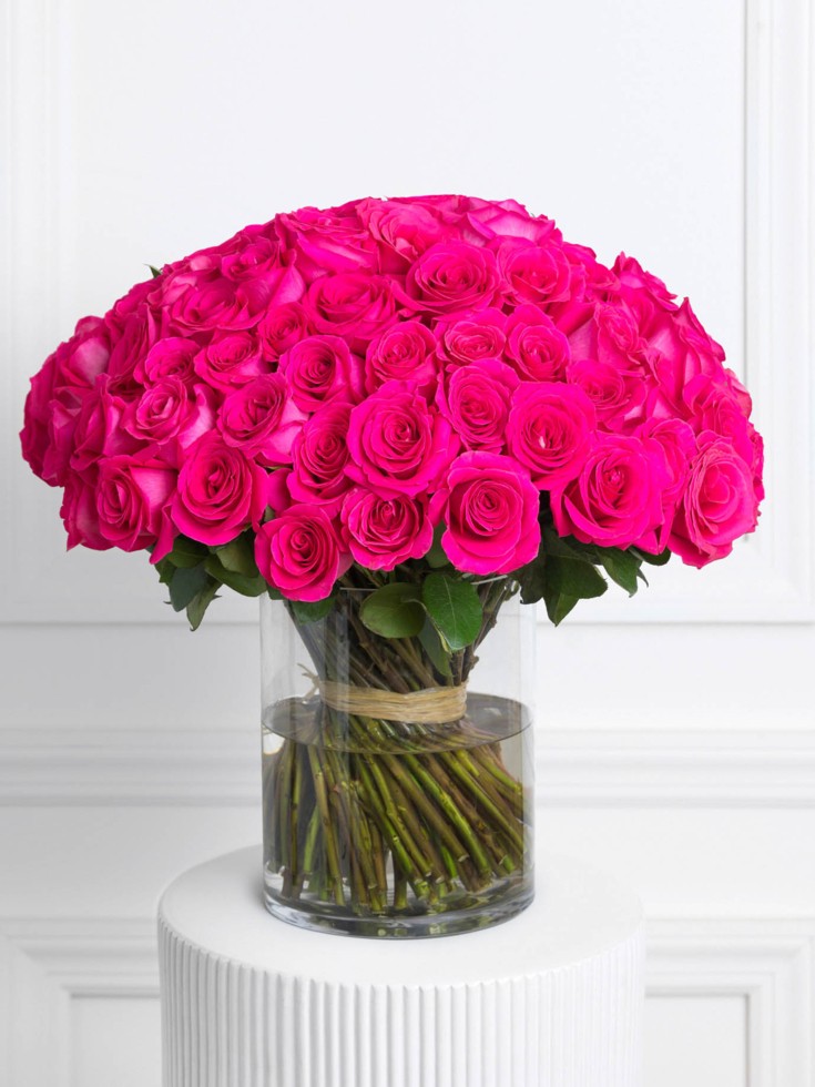 Happy Birthday Personalized Roses - Vegas Flowers Delivery