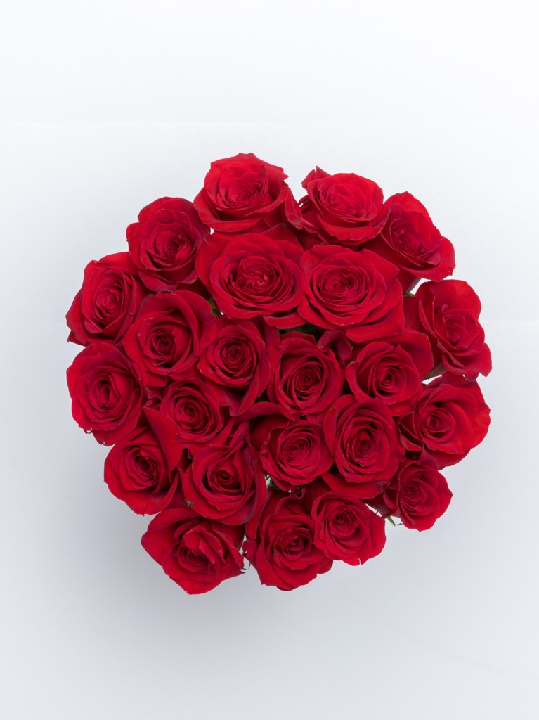Two doz red roses wrap bouquet arranged by a florist in Las Vegas, NV :  Rosy Flowers Event Design